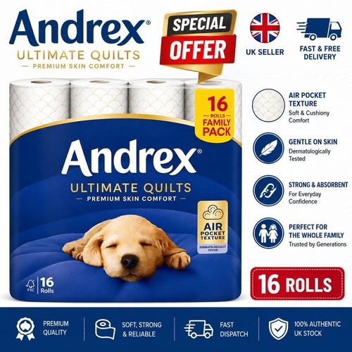 Andrex ultimate quilts toilet - ultimate,
