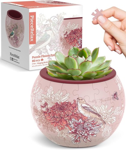 Piecerelax puzzle planter - planter,