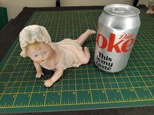 Vintage Piano Baby Figurine Bisque Gebrüder Heubach Reproduction 1997 QX03N19804