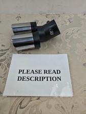 MOCNT Car Exhaust Tail Pipe Stainless Steel Car Exhaust End Pipe Muffler (READ)