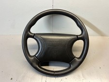 JAGUAR XJ6 XJR XJ12 X305 X300 X306 DB7 Charcoal Black Leather Steering Wheel