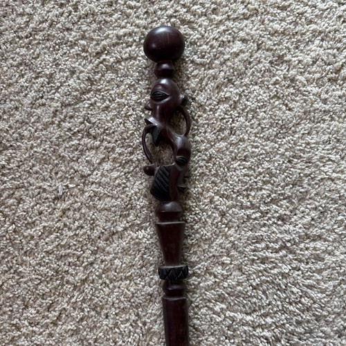 Hand carved african - carved, walking