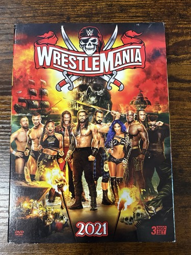 Wrestlemania 2021 dvd disc - wrestlemania,