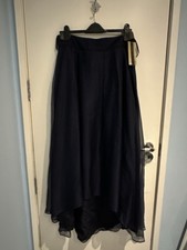 Iridessa Navy Hi Low Skirt