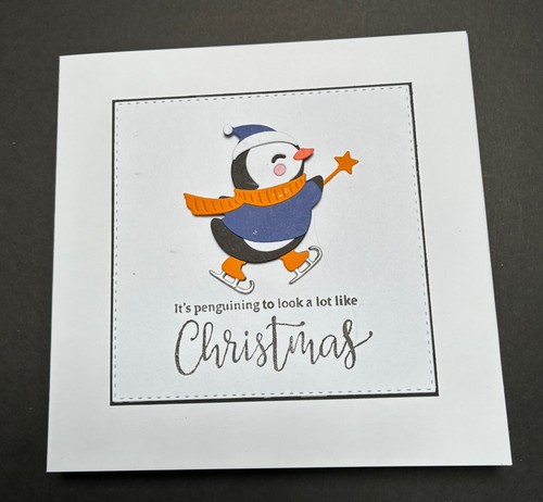 Handmade christmas card with - christmas,