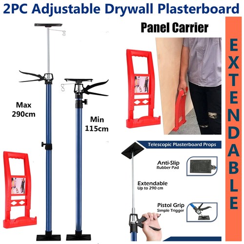 Drywall plasterboard props - 2x,
