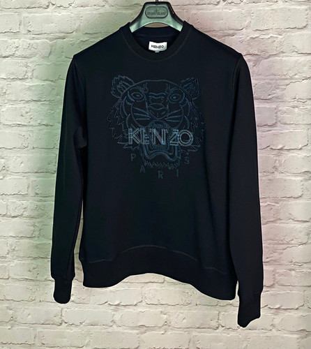Kenzo black men crew - men's, neck
