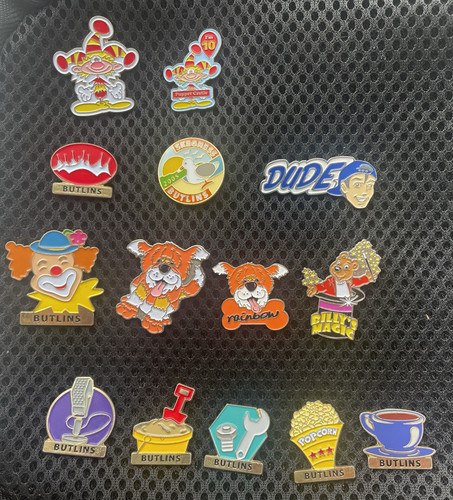Butlins mixed lot enamel - butlins,