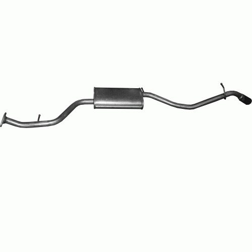 Exhaust rear silencer for - exhaust,