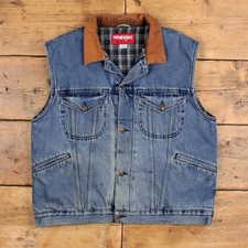 Vintage Wrangler Denim Vest L