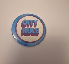 Vintage Man City Tin Badge
