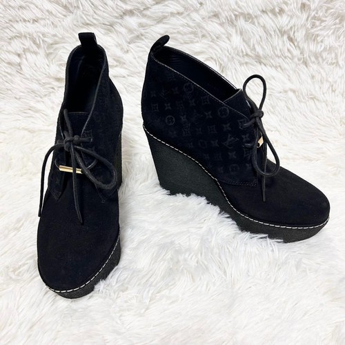 Louis vuitton monogram wedge - louis,