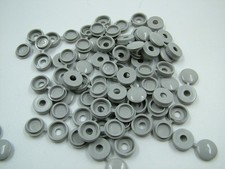 Screw covers screw caps hinged, mid (dove) grey, pack 50, fit no.6 & no.8 screws