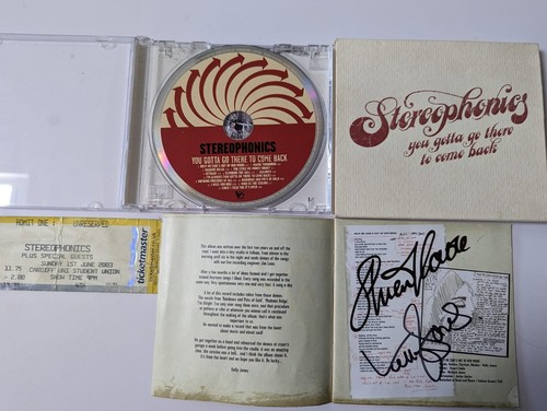 Stereophonics signed sleeve - stereophonics,