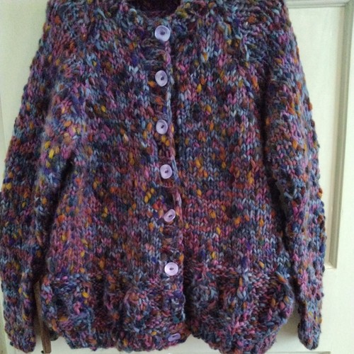 Ladies handknitted cardigan