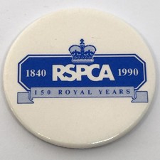 RSPCA 1990 Pin Badge 150 Royal