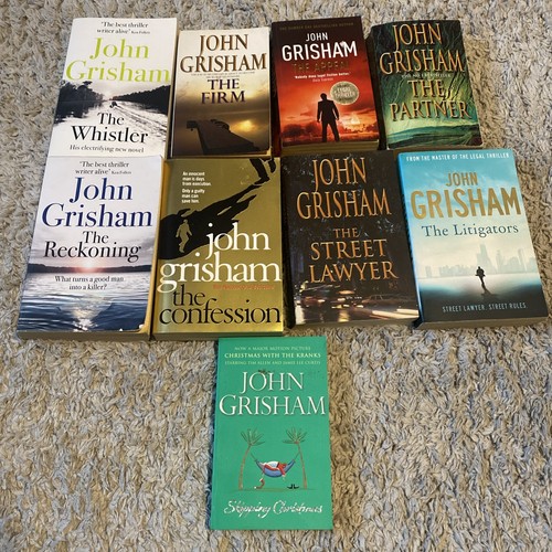 John grisham novels lot - john,