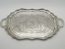 Antique Russian Silver Tray