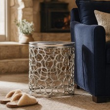 Fretwork Aluminium Hammered