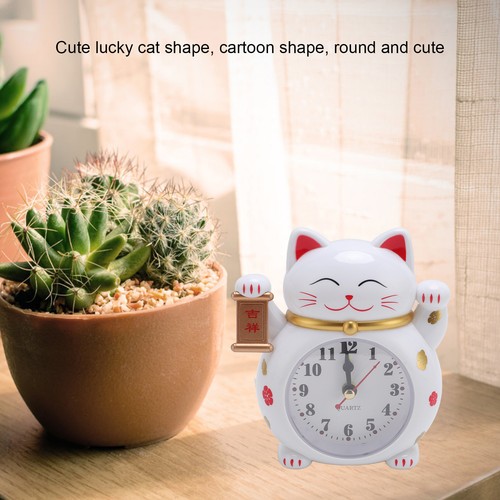 Lucky cat clock adorable - cat,