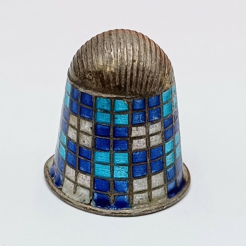 Vintage sterling silver enamel - vintage,