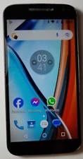 Motorola Moto G4 Black Unlocked 16GB Smartphone Working Well #85B 