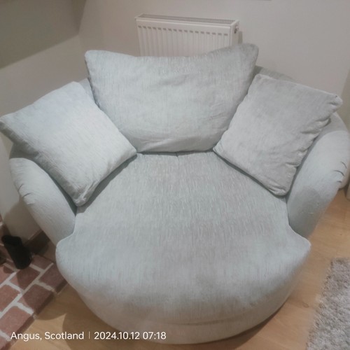 Beautiful silver grey chenille