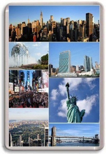 New york city fridge - city, magnet