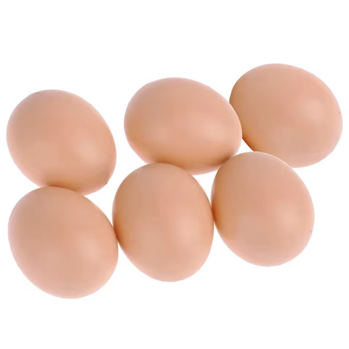 6pcs plastic eggs chicken - 6pcs,