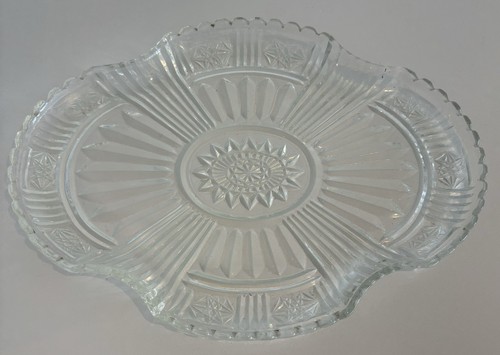 Vintage pressed glass - pressed,