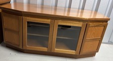 Nathan Teak Corner Home Entertainment Unit Vintage Retro Mid