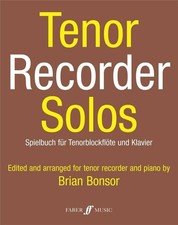 Tenor recorder solos - recorder, piano