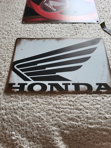 Honda motorcycles retro metal - honda,