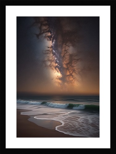 Nostalgic milky way framed - nostalgic,