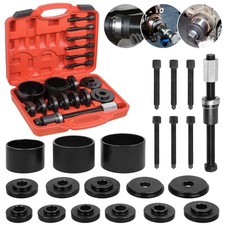 19Pcs Front Wheel Drive Bearing Puller Press Tool Set Wheel Hub Removal Kit UK