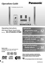 Panasonic SA-HT540 SA-HT990