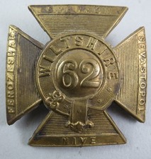 Military Glengarry Badge 62nd (Wiltshire) Regiment of Foot British Army