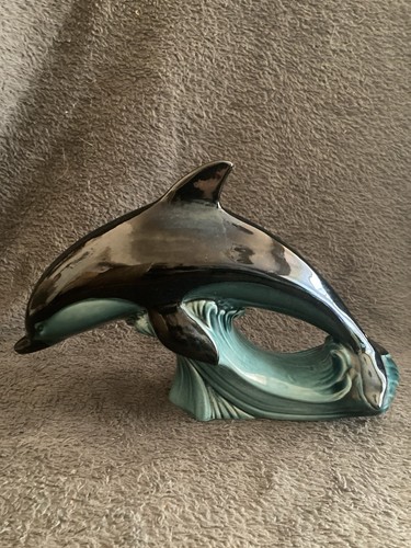 Poole pottery dolphin blue - blue, and