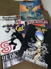 Super Bowl Program Lot College