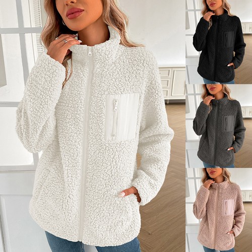 Lady lambswool teddy bear zip - bear,