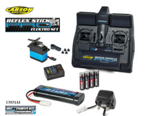 Carson Tamiya Transmitter & Receiver Set inc Batteries R/C Equipment Reflex 3.1