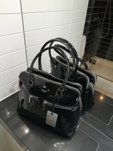Modalu pippa black patent - modalu,