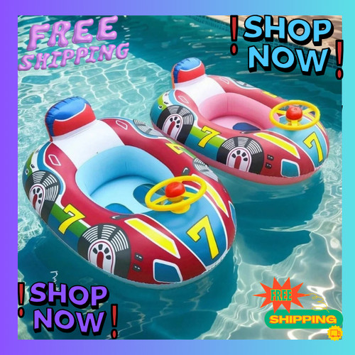Baby swimming pool - float, car
