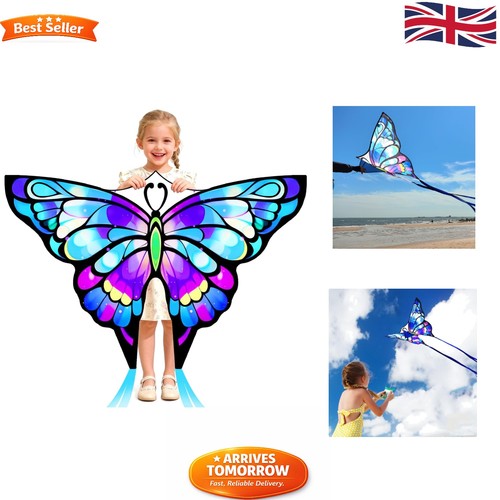 Durable purple butterfly kite - purple,