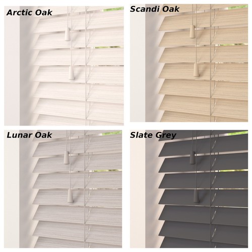 Faux wood venetian - wood,