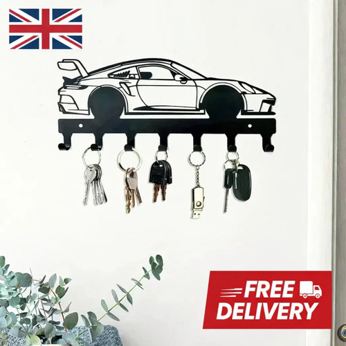 Metal car key holder - metal,
