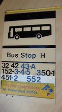 500mm X300mm BUS STOP H