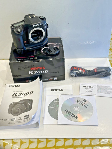 Pentax k200d body - k200d, body-battery