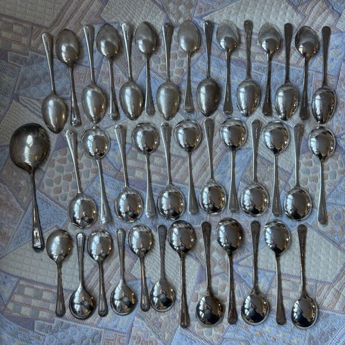 Silver plated epns spoons - plated,