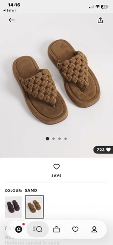 Asos design plaited sandal - plaited,